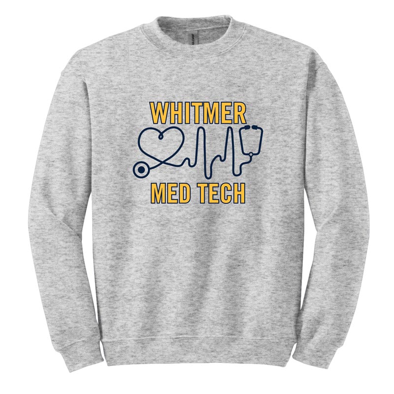 Whitmer Med Tech - Caduceus 2025 - Ash Crewneck Sweatshirt (WMDTC)