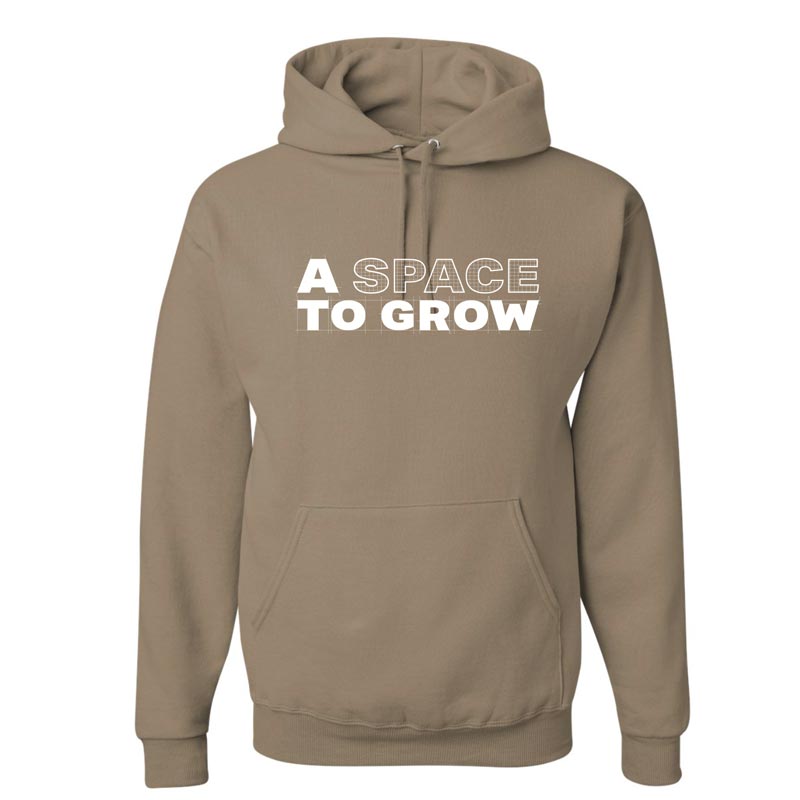 Northpoint Church - A Space To Grown - Khaki Hoodie (NPCH23)