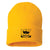 Northview Theatre - Embroidered Gold Beanie - Black Logo (NVT23)