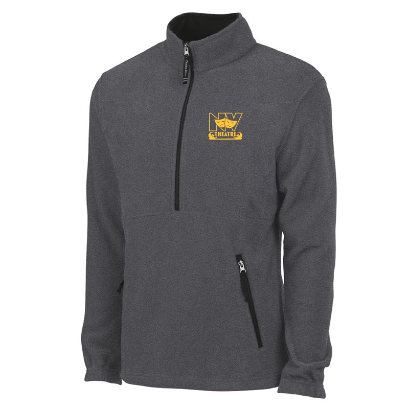 Northview Theatre - Embroidered Unisex Charcoal Grey Fleece Quarter-Zip (NVT23)