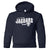 Saint Joseph - Jaguars White Text - Youth Navy Hoodie (SJSW5)
