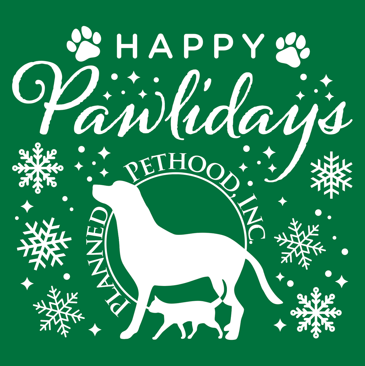 PP - Happy Pawlidays Christmas Ornament