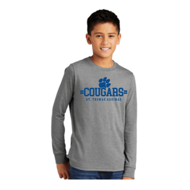 St Thomas Aquinas Youth Long Sleeve Triblend Tee (STAS24)