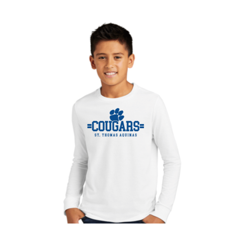 St Thomas Aquinas Youth Long Sleeve Triblend Tee (STAS24)