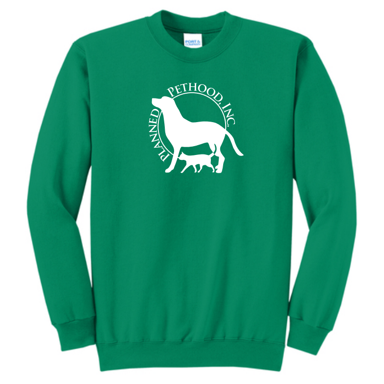 PP - Planned Pethood Heather Kelly Adult Crewneck Sweatshirt