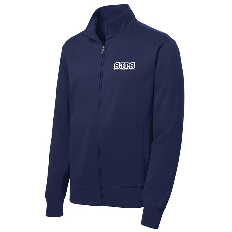SJPS Text Logo - School Approved Embroidered Adult Full-Zip Jacket (SJAPP23)