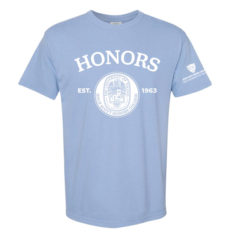 University of Toledo Jesup Scott Honors College Garment-Dyed Tee (UTJSHC)
