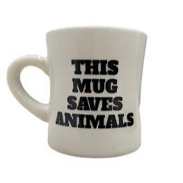 PP - Saves Animals Diner Mug - White