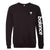 Balance Sleeve Logo Black Crew Sweatshirt