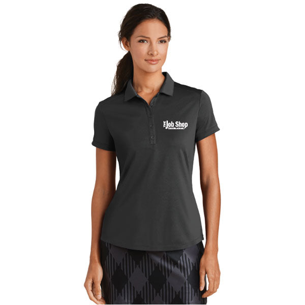 The Job Shop - Embroidered Ladies Nike Dri-FIT Polo
