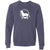 PP - Planned Pethood Heather Navy Adult Crewneck Sweatshirt